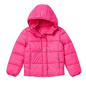Thereabouts Little & Big Girls Easy-on + Easy-off Adaptive Hooded