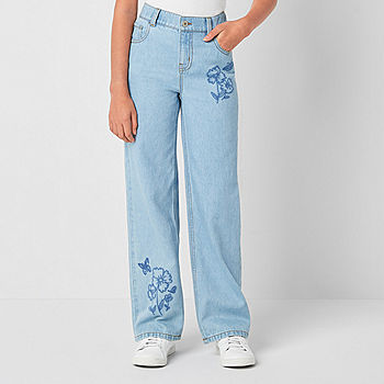 Thereabouts Little & Big Girls Wide Leg Jean