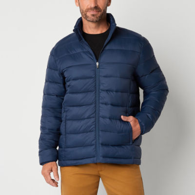 St. John's Bay Mens Adaptive Water Resistant Midweight Puffer Jacket