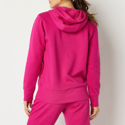 Xersion Womens Oversized Fleece Long Sleeve Hoodie - JCPenney