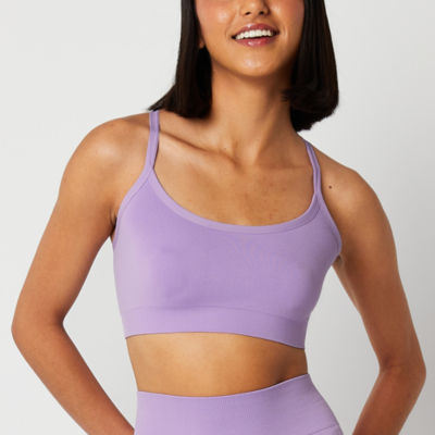 Buy Aeropostale Women's Seamless Sports Bra, Snow, Large at