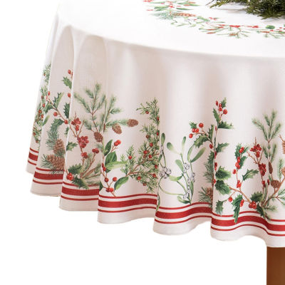 Elrene Home Fashions Winter Berry Tablecloth