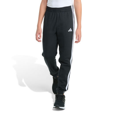 adidas Big Kid Boys Drawstring Waist Cuffed Mid Rise Regular Fit Jogger Pant