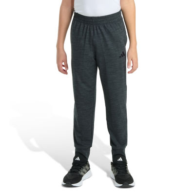 adidas Big Kid Boys Drawstring Waist Cuffed Mid Rise Slim Fit Jogger Pant