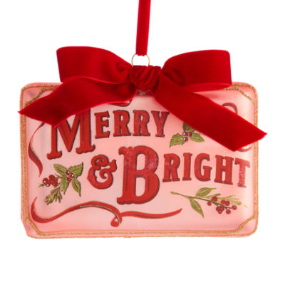 Martha Stewart Merry And Bright Letter Christmas Ornament