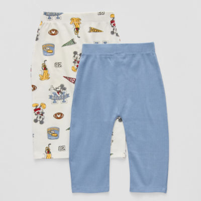 Disney Baby Boys Straight Regular Fit Mickey Mouse Pull-On Pant