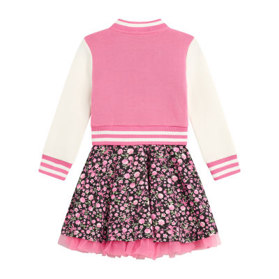 Knit Works Toddler Girls Floral 2-pc. Dress Set