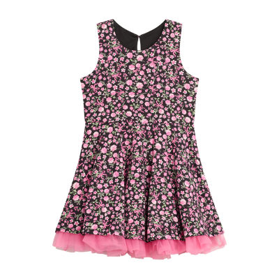 Knit Works Toddler Girls Floral 2-pc. Dress Set