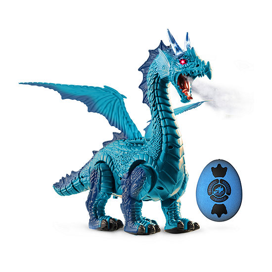 Discovery Kids RC Dragon Smoke Breathing Pet Toy, Infrared Remote-Controlled