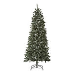 North Pole Trading Co. 7 Foot Keystone Fir LED Pre-Lit Christmas Tree
