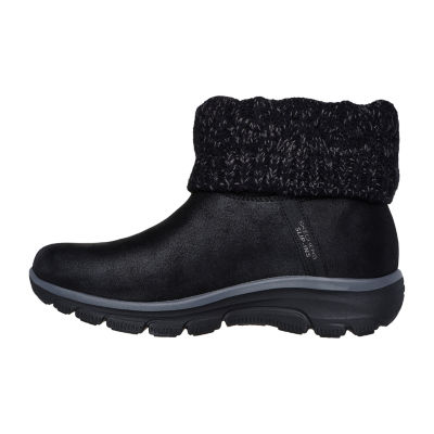 Skechers Hands Free Slip-Ins Womens Easy Going Cozy Weather 2 Flat Heel Winter Boots