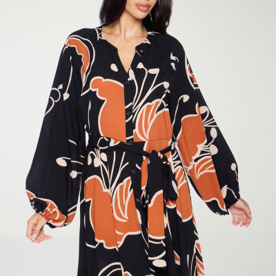 Premier amour long sleeve floral maxi dress best sale