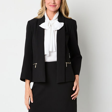 Black Label by Evan-Picone Suit Jacket, 18, Black