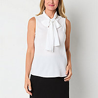 Black Label By Evan Picone White Tops for Women - JCPenney Black Label By Evan Picone White Tops for Women - JCPenney
