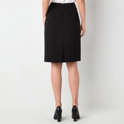 Black Label by Evan-Picone Womens Suit Skirt