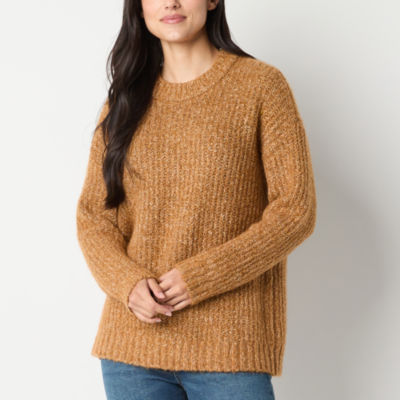a.n.a Womens Crew Neck Long Sleeve Pullover Sweater
