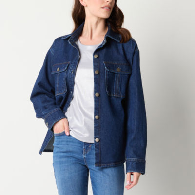 a.n.a Denim Midweight Shirt Jacket