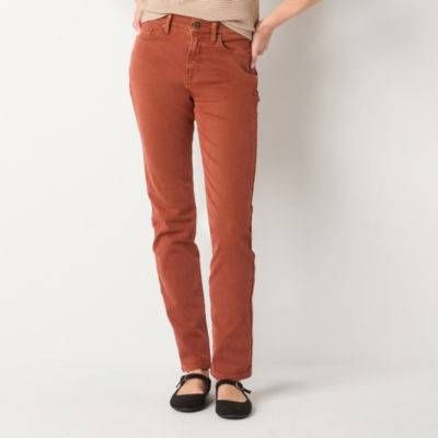 a.n.a Womens High Rise Straight Leg Jean