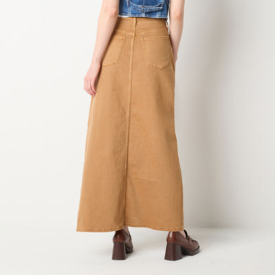 a.n.a Womens High Rise Maxi Skirt