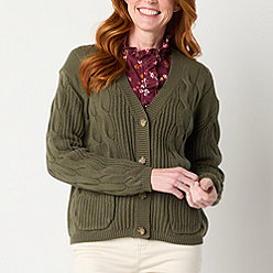 CLEARANCE St. John's Bay Green Sweaters & Cardigans for CLEARANCE St. John's Bay Green Sweaters & Cardigans for