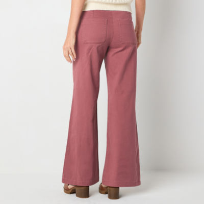 St. John's Bay Mariner Regular Fit Wide Leg Trouser