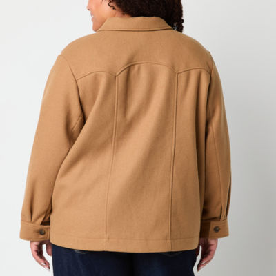 a.n.a Midweight Plus Shirt Jacket