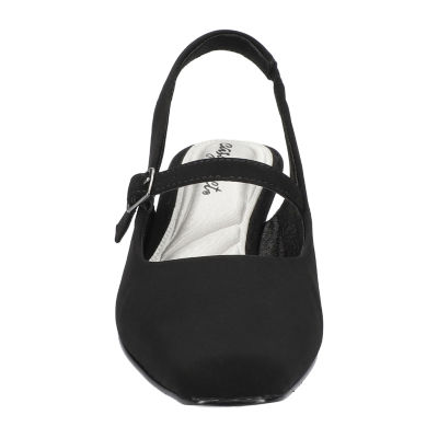 Easy Street Womens Cameo Block Heel Pumps