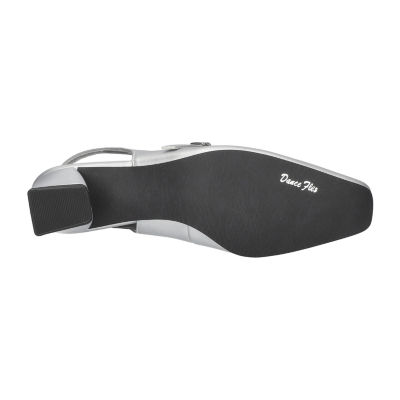 Easy Street Womens Cameo Block Heel Pumps