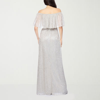 Premier Amour Off the Shoulder Evening Gown