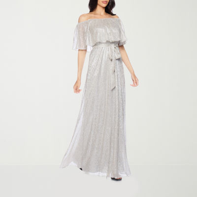 Premier Amour Off the Shoulder Evening Gown