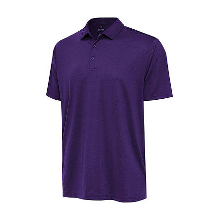 Antigua Ellipse Mens Short Sleeve Polo Shirt, Xx-large, Purple