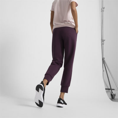 PUMA Womens Mid Rise Cuffed Sweatpant