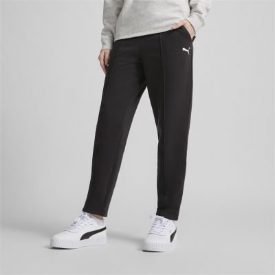 PUMA Womens Mid Rise Tapered Sweatpant