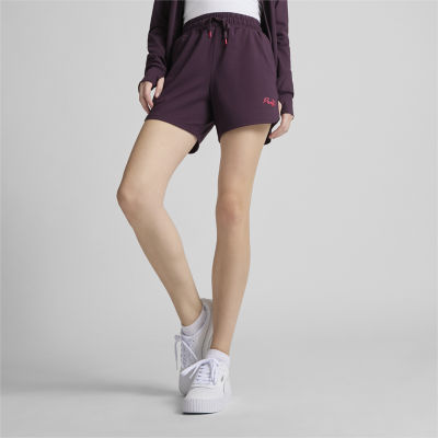 PUMA Live In Collection Womens Mid Rise Workout Shorts