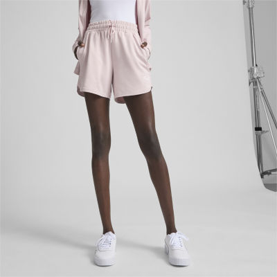 PUMA Live In Collection Womens Mid Rise Workout Shorts