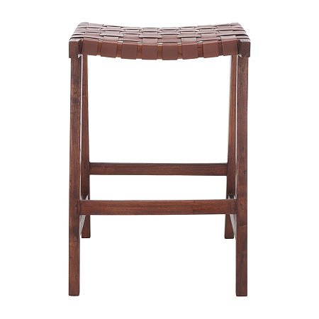 Abreu Counter Height Bar Stool, One Size, Brown