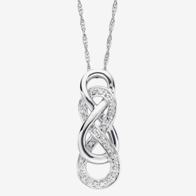 Infinite Promise 1/10 CT.T.W. Natural Diamond Pendant Necklace