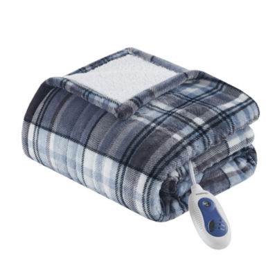 Beautyrest Sherpa Heated Electric Throws