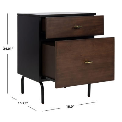 Genevieve 2-Drawer Nightstand