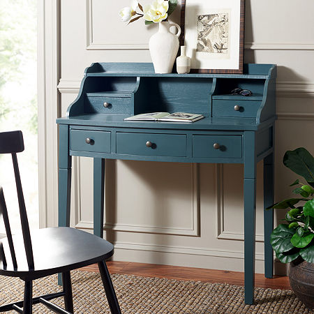 Landon Desk, One Size, Blue