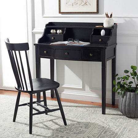 Landon Desk, One Size, Black