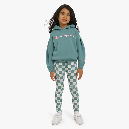 Champion Little Girls 2-pc. Legging Set, 4, Blue