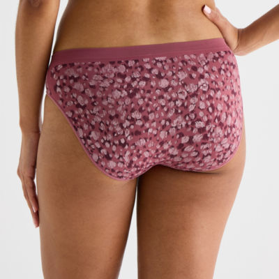 Ambrielle Womens Seamless High Cut Panty