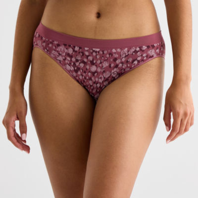 Ambrielle Womens Seamless High Cut Panty