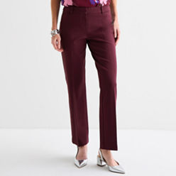 パンツ todayful Centerpress Ponte Pants Express Women's Pull-On High Rise Ankle Length Inseam 27