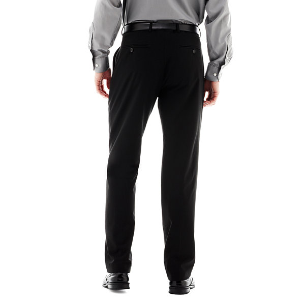 Men's JF J. Ferrar® Stretch Gabardine Flat-Front Straight-Leg Super Slim Suit Pants