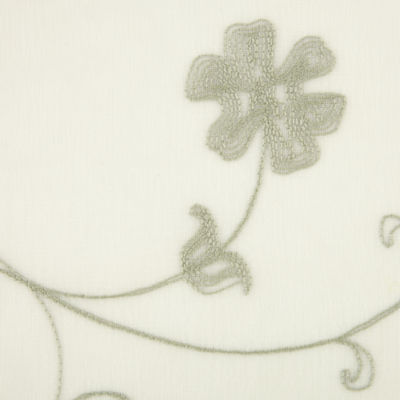 JCPenney Home Malta Rod Pocket Sheer Single Curtain Panel