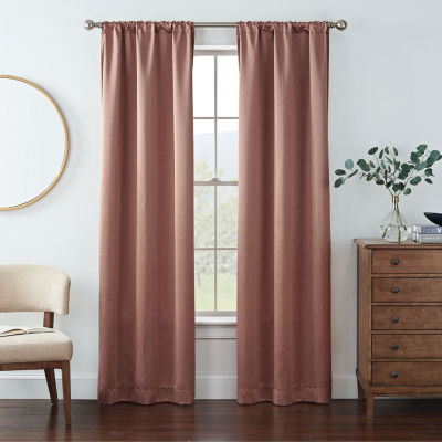 Eclipse Kerry Rod Pocket Energy Saving Blackout Set of 2 Curtain Panel