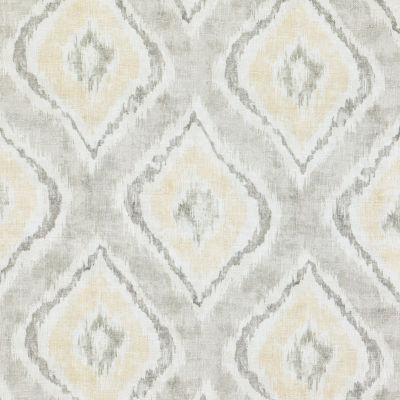 Eclipse Ambiance Ikat Draft Stopper Grommet Top Energy Saving 100% Blackout Single Curtain Panel