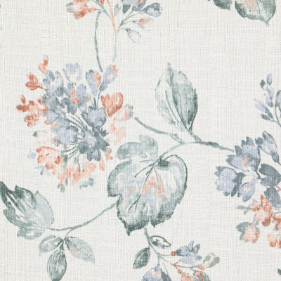 Eclipse Ambiance  Floral Draft Stopper Grommet Top Energy Saving 100% Blackout Single Curtain Panel